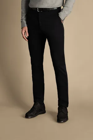 Charles Tyrwhitt Mens Classic Fit Ultimate non-iron Chino Trousers