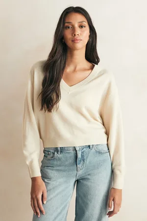 American Vintage Womens Raxow V-Neck Sweater