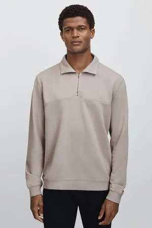 Paige Mens Cotton Quarter-Zip Jumper