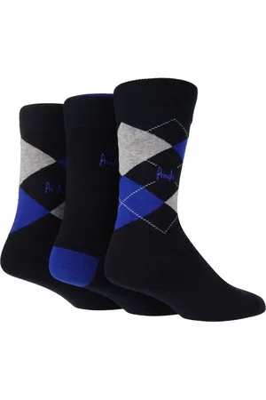 Pringle Mens Traditional Argyle 3 Pack Pattern Socks