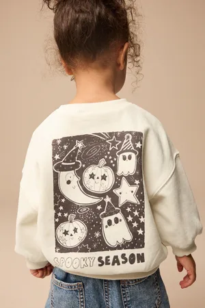 Next Girls Halloween Crew Sweatshirt (3mths-7yrs)