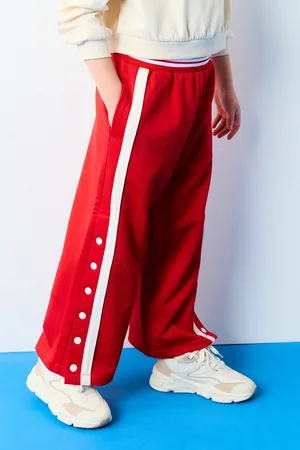 Next Girls Wide Leg Popper Joggers (3-16yrs)