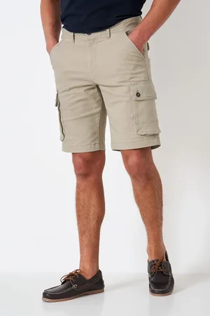 Crew Clothing Company Mens Crew Clothing Cotton Casual Cargo Shorts