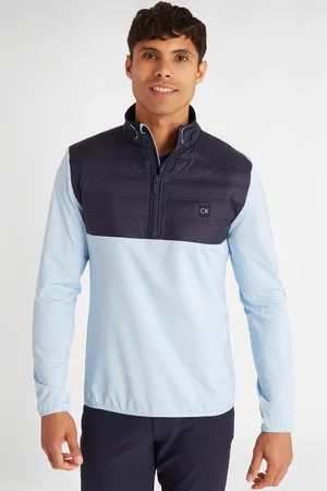 Calvin Klein Mens Rangewood Quarter Zip Hybrid Base Layer