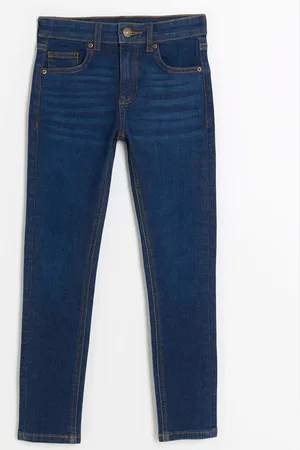 River Island Boys Boys Dark Wash 100% Cotton Skinny Jeans
