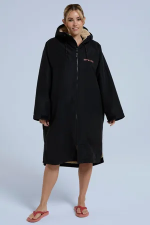 Animale Womens Womens Recycled Hazey Waterproof Beach Changing Robe