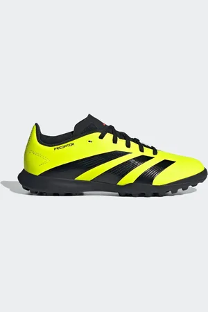 adidas Boys Yellow Predator 24 League Turf Boots