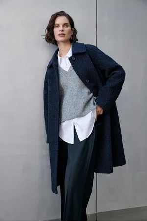 Whistles Womens Romy Boucle Coat