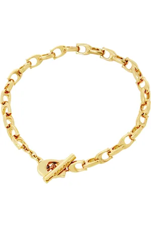 Coach Gold Tone Signature Link Bracelet One