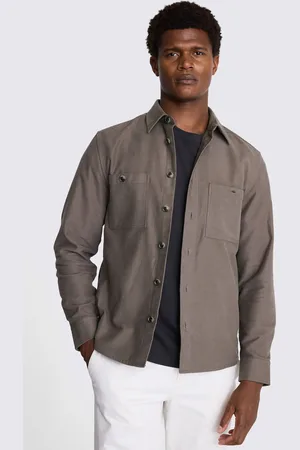 Moss Mens Moleskin 100% Cotton Overshirt
