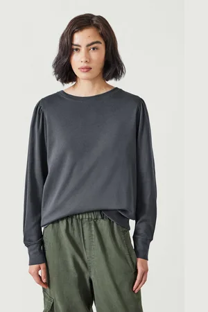 Hush Puppies Womens Emily Puff Sleeve 100% Cotton Jersey Top