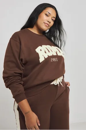 Simply Be Brown Rome Boucle Sweatshirt AU 20-22