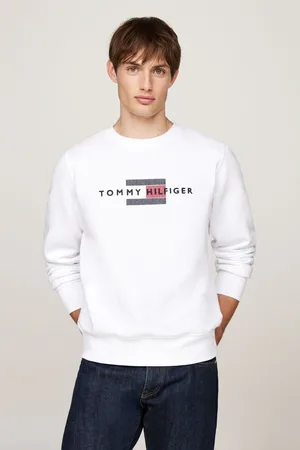 Tommy Hilfiger Mens Flag Embroidered Sweatshirt