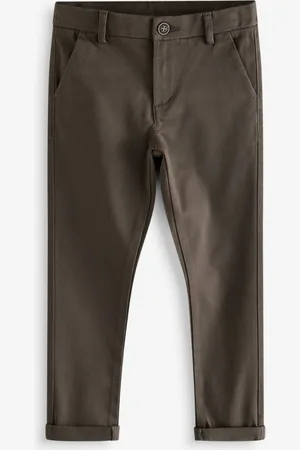 Next Boys Chocolate Skinny Fit Stretch Chino Trousers (3-17yrs)