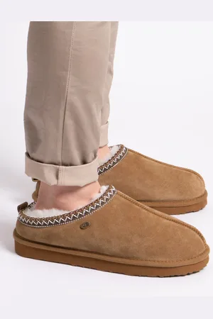 Just Sheepskin Mens Miles Swept Back Mule Slippers AU 8 (EU 41)