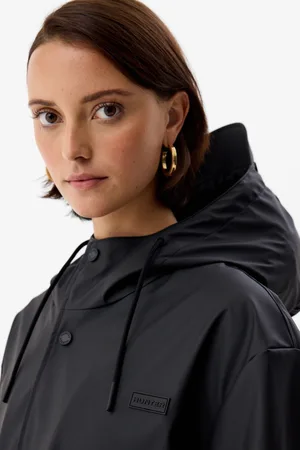 Hunter Water Resistant Popper Fastening Raincoat M