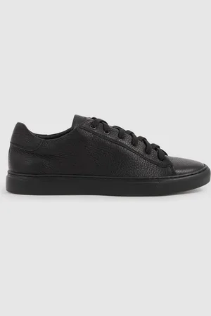 HARRYS LONDON Mens Deerskin Lace-Up Trainers