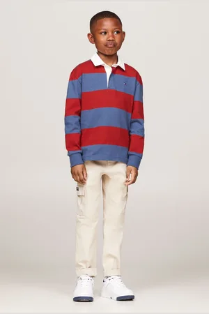 Tommy Hilfiger Boys Colourblock Polo Sweatshirt