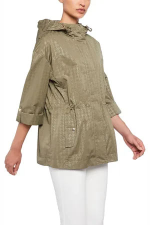 Geox Womens Green Faviola Mid Parka Jacket AU 14