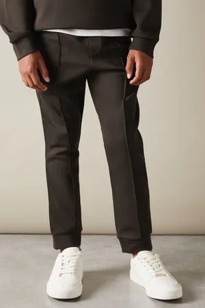 Reiss Boys Chocolate Premier 9-13 yrs Interlock Jersey Drawstring Joggers