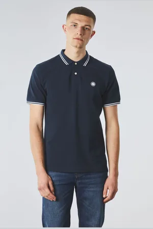 Pretty Green Barton Tip Polo Shirt L