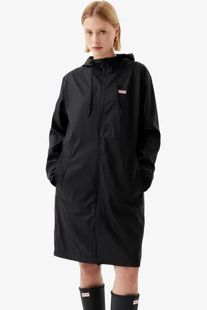 Hunter Water Resistant Zip Up Raincoat M