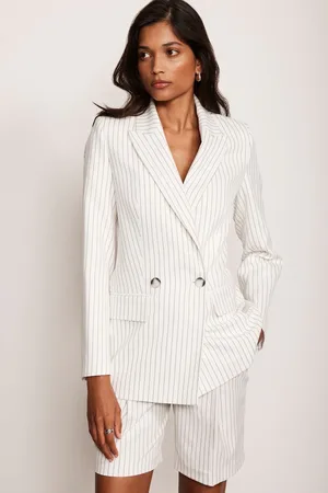 mint&berry Pinstripe Tailored Shorts AU 14