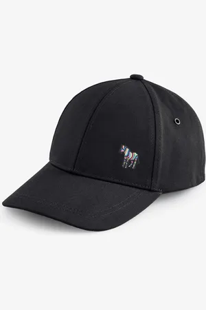 Paul Smith Mens Navy Zebra Print Logo 100% Cotton Cap