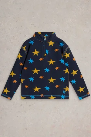 White Stuff Boys Jack Star Funnel Sweatshirt