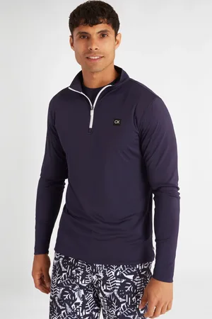 Calvin Klein Mens Westgate Quarter Zip Base Layer