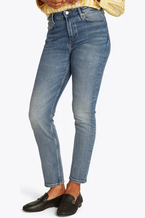 Tommy Hilfiger Blue Slim High Rise Cigarette Jeans W28 L30