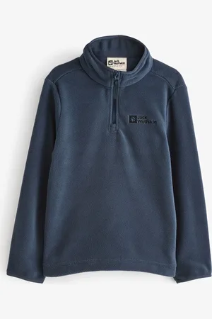 Jack Wolfskin Boys Navy Taunus QZ Fleece
