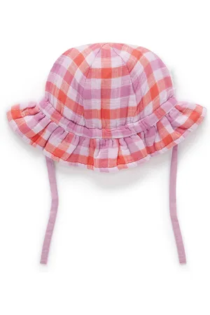 Purebaby Girls Gingham Sunhat
