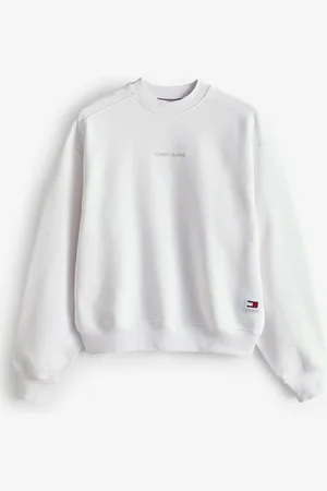 Tommy Hilfiger Mens Black Regular Classic Logo 100% Cottton Sweatshirt