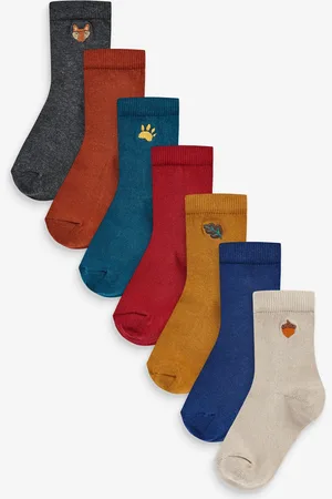 Next Boys Multi Rib Socks 7 Pack