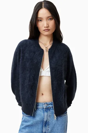 AllSaints AllSaints Blue Rebel Zip Cardigan S