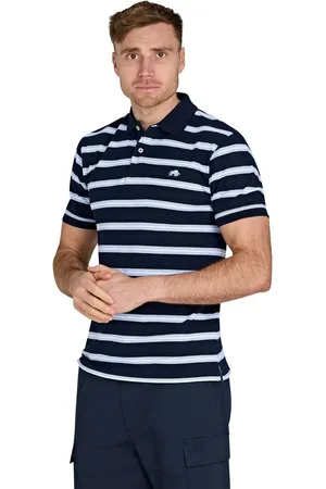 Raging Bull Classic Triple Stripe Birdseye 100% Cotton Polo Shirt 4XL