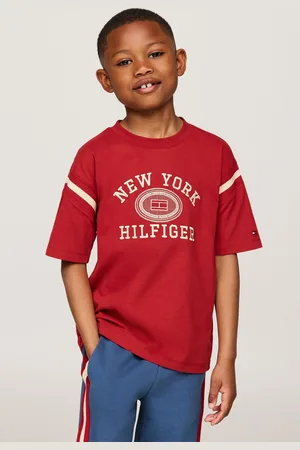 Tommy Hilfiger Boys Monotype Embroidered 100% Cotton T-Shirt