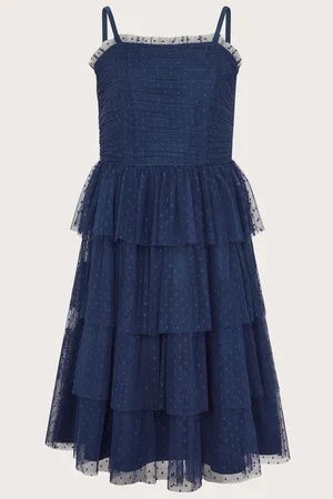 Monsoon Girls Inga Spot Tulle Prom Dress