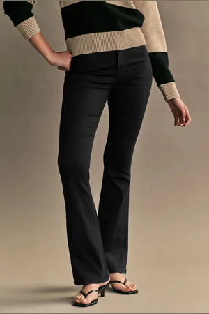 ONLY Womens Petite Royal High Waisted Stretch Flared Jeans