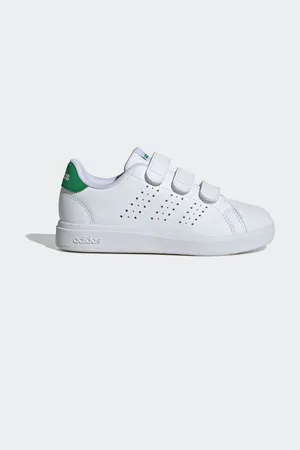 adidas Boys cream Kids Advantage Base 2.0 Trainers