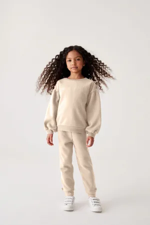Ted Baker Girls 100% Cotton Bow Sweater & Joggers Set
