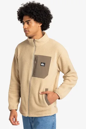 Quiksilver Mens Clean Coast Borg Full Zip Fleece Jacket