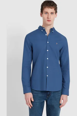 Farah Brewer Long Sleeve Shirt L