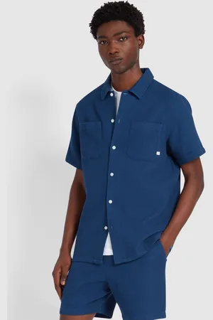 Farah 100% Cotton Judson Short Sleeve Shirt L