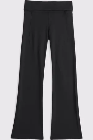 Abercrombie & Fitch Active Athleisure Flare Leggings With Foldover Waist 17-18 Yrs
