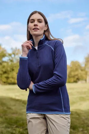 Mountain Warehouse Womens Womens Montana Zip-Up Microfleece Top