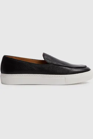 Unseen Mens Footwear Leather Georgetown Trainers