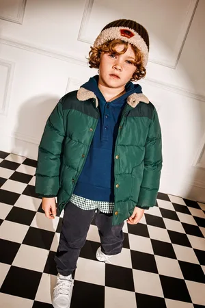 Monsoon Boys Cuffed Pull-On Jersey Trousers