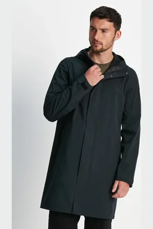 Tog 24 Black Glenton Long Hooded Waterproof Coat M